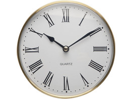 White roman clock insert 65 mm