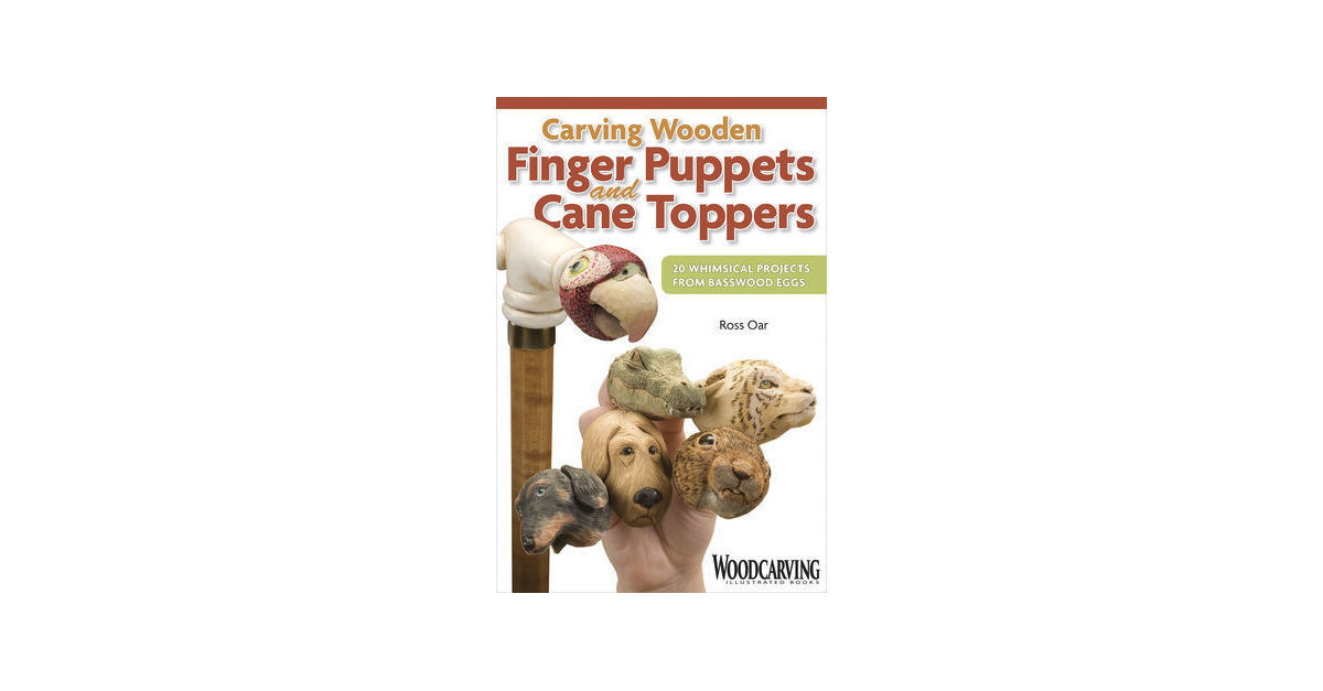 Carving Wooden Finger Puppets Cane Toppers