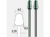 Proxxon - Wolfram-Vanadium Cone shaped milling cutters - Shank O2 35 mm - 4 x 6 mm  2pc 