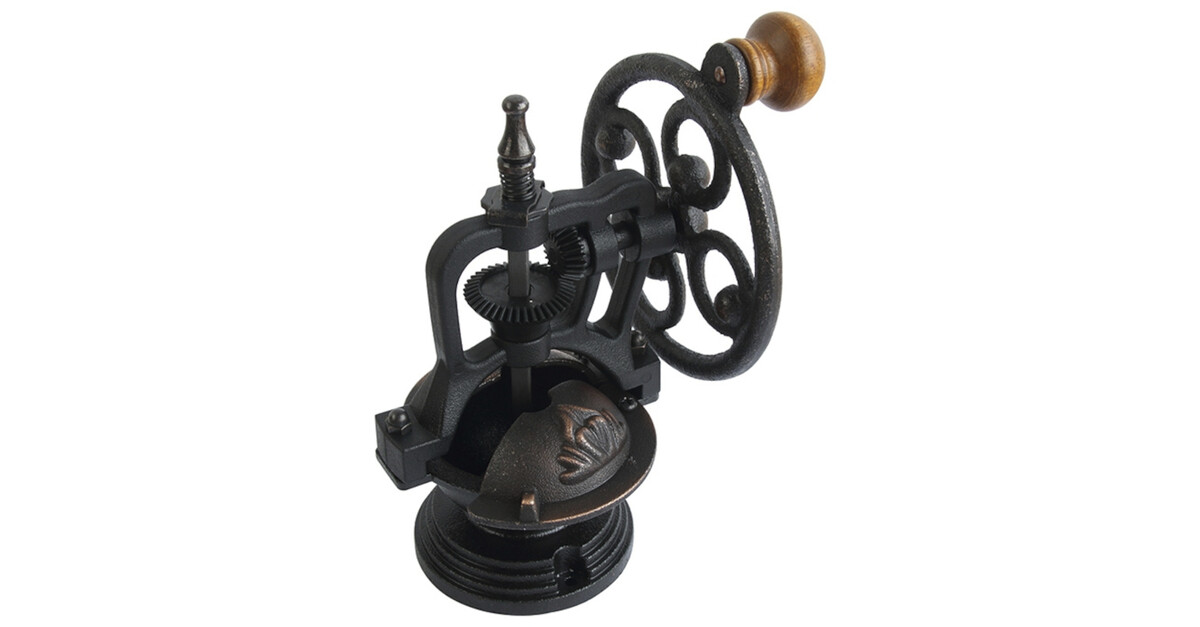 Antique Style Top Crank Coffee Grinder Kit Mechanism - Antique Copper