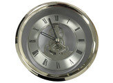 Skeleton Clock 120 - Silver