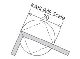 Shinwa - Japansischer Schreinerwinkel - Sashigane - 500/250 - rostfreier Stahl