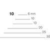 Pfeil - Gouge contre-coudee - n 10 - 6 mm