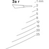 Pfeil - Abgekropfter Stechbeitel - 2a r - 1 mm - Rechts