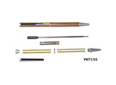 5 pc Twist pen kit - Satin Chrome